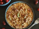 Risotto con giuggiole salsiccia Lucana e cacioricotta stagionato