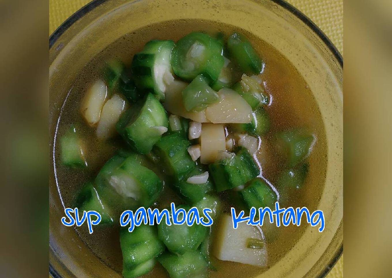 Sup gambas kentang