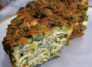 Φωτογραφία της συνταγής Αλμυρό κέικ με σπανάκι και φέτα
