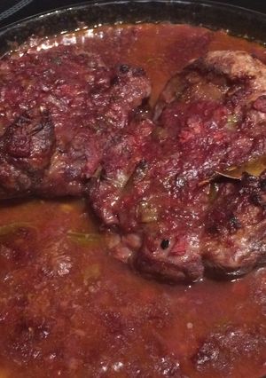Una foto de Osobuco al vino tinto