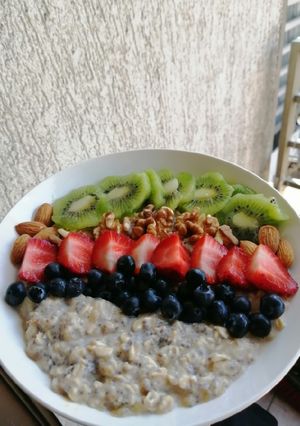 Una foto de Gachas de avena y Chía