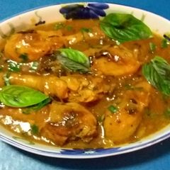 A picture of Spicy Basil Chicken Casserole😋🇮🇩🐤🌶🍅🍜🍿.