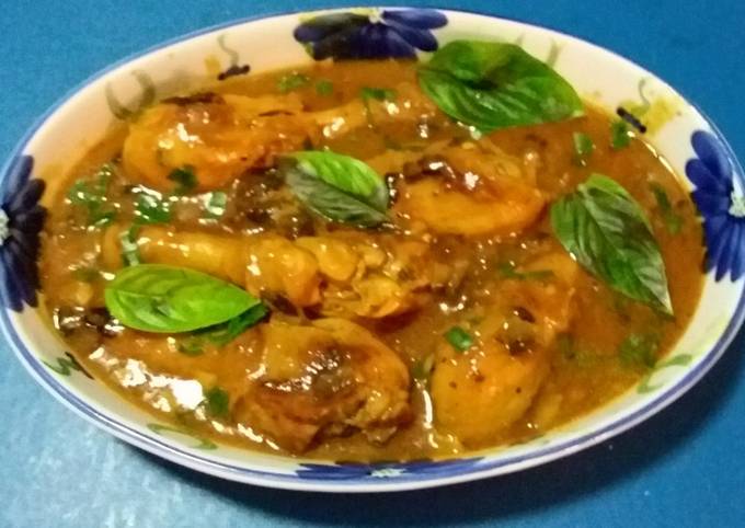 Spicy Basil Chicken Casserole😋🇮🇩🐤🌶🍅🍜🍿 Recipe