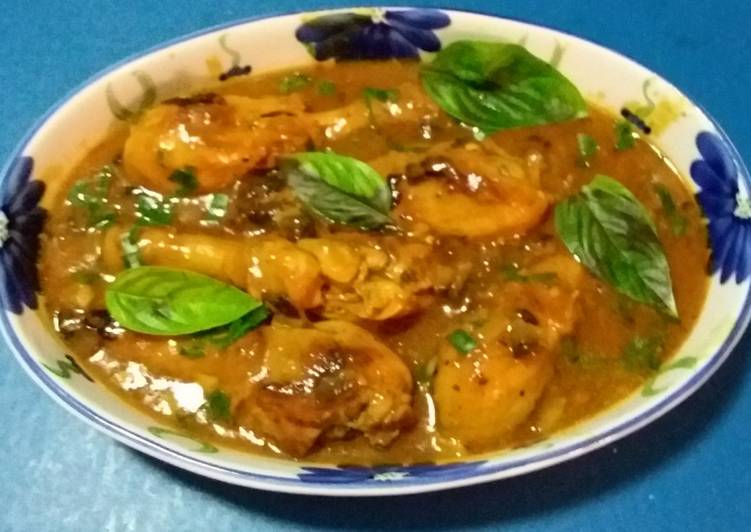 Recipe of Favorite Spicy Basil Chicken Casserole😋🇮🇩🐤🌶🍅🍜🍿