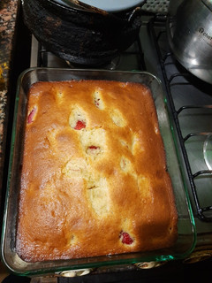 Una foto de Torta de frutillas fácil!!