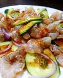 Camarones a los dos chiles