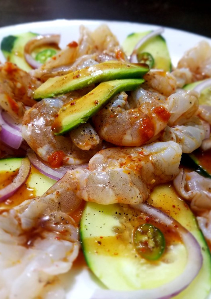 Una foto de Camarones a los dos chiles