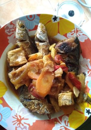Foto resep Ikan laut banjar+belanak pedas manis