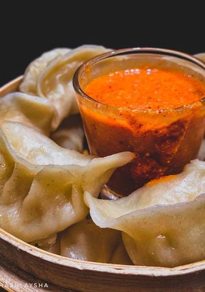 A picture of Veg Momo.