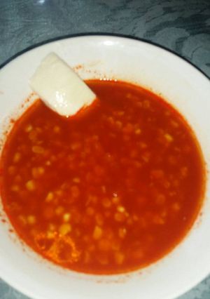 Una foto de Sopa de elote