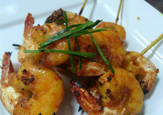 Udang Bakar Pedas