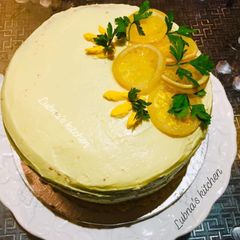 LEMON LAYER CAKE: A picture of LEMON LAYER CAKE:.