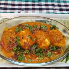 A picture of Egg Butter Masala.