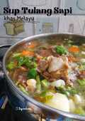 Sup Tulang Sapi khas Melayu