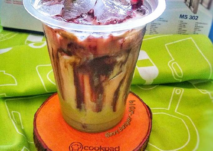 Cara Gampang Menyiapkan Matcha milk choco (starbucks kw) Anti Gagal