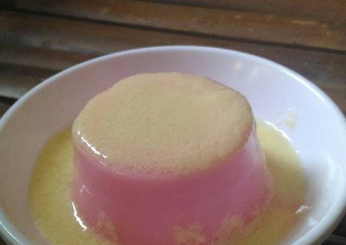 Resep Silky Pudding Strawberry Anti Gagal