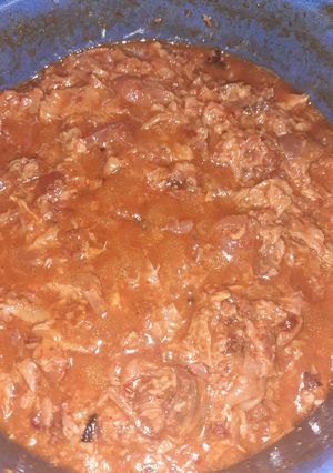 Una foto de Chicharrón guisado