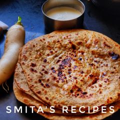 A picture of Radish (mooli) paratha.