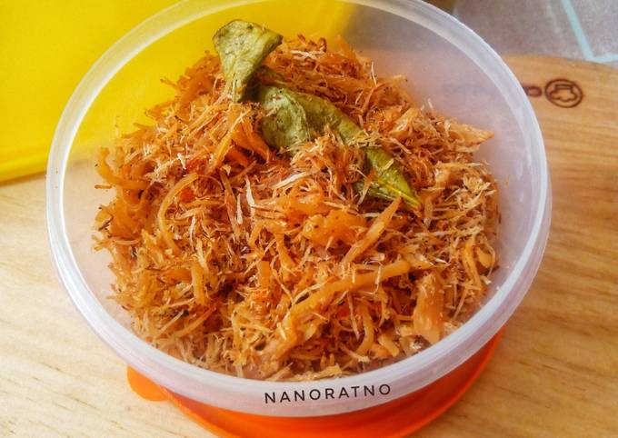 Resep Serundeng Ayam Suwir Oleh Nanoratno Cookpad