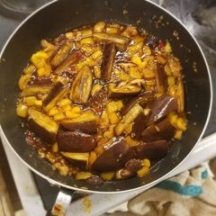 A picture of Eggplant Garlic Sauce.