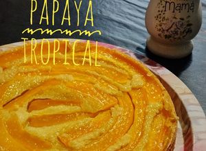 Una foto de Tarta Tropical de Papaya 🌴