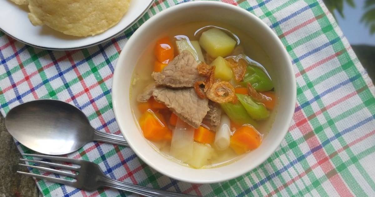 10 987 resep  sup daging  sapi  enak dan sederhana  ala  