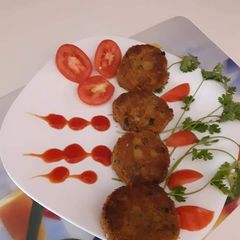 A picture of Shami kabab.