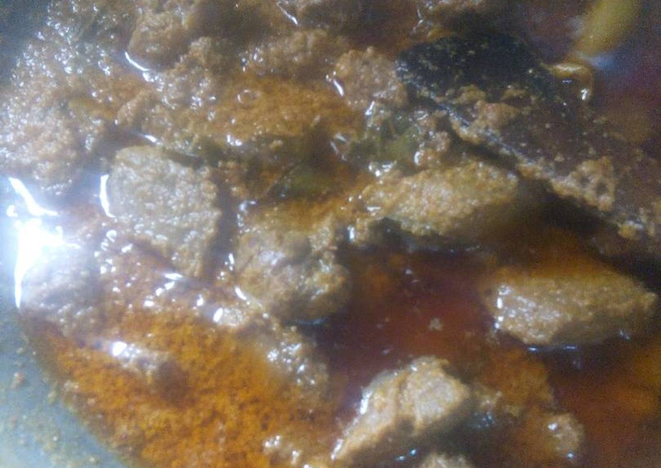 Rendang irit kelapa