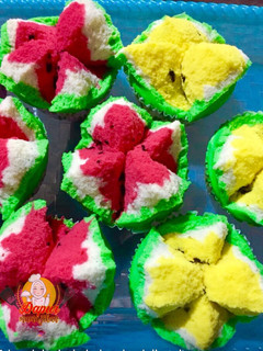 Foto resep Bolu kukus semangka
