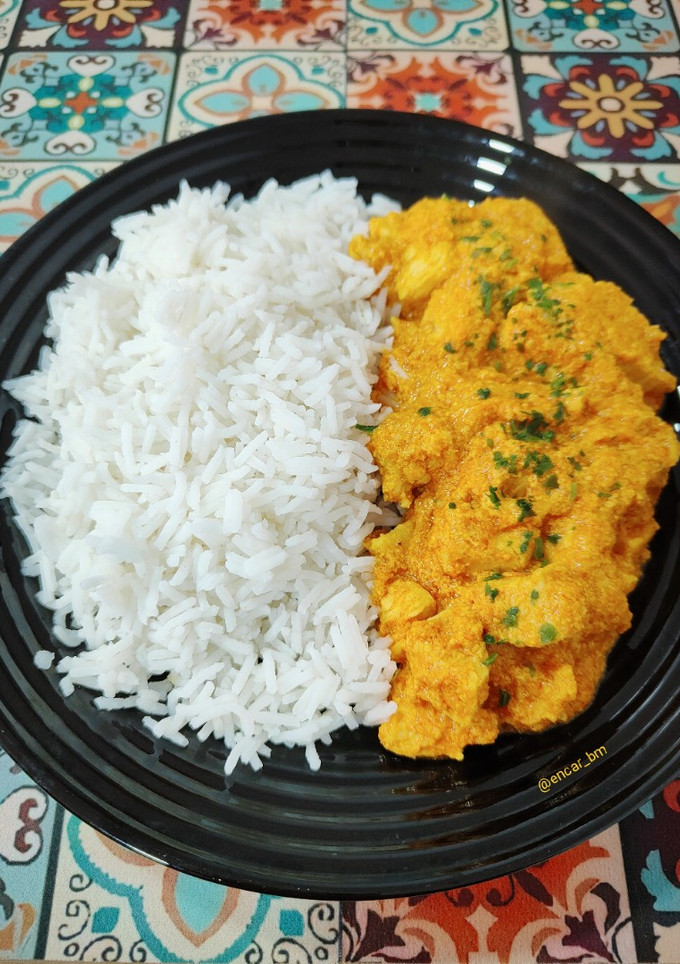 Una foto de Butter chicken al estilo indio