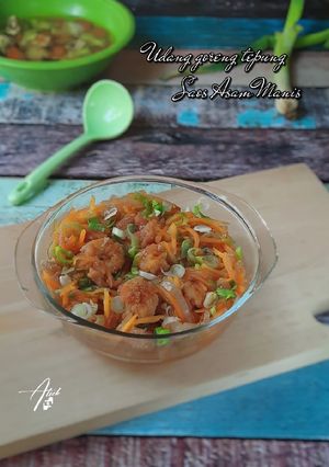 Foto resep Udang goreng saos asam manis