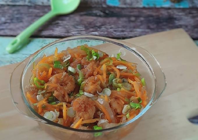 Udang goreng saos asam manis