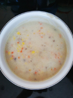 Foto resep Sup krim jagung + jamur + sapi