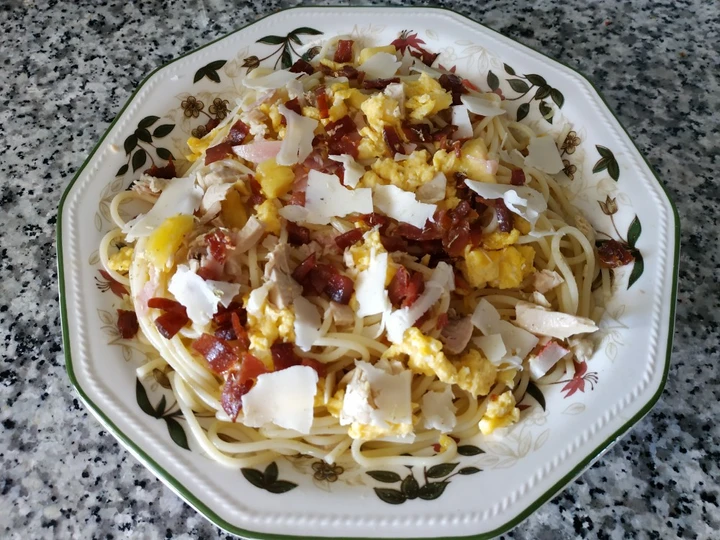 Receta Ensalada de espaguetis  que Muy delicioso