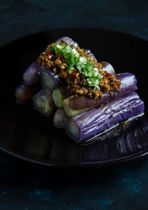 涼拌茄子（五辛素） 的食譜成品照片