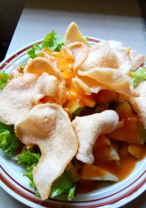 Foto resep Salad bangkok tanpa mayonaise