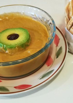 Una foto de Guacamole sencillo