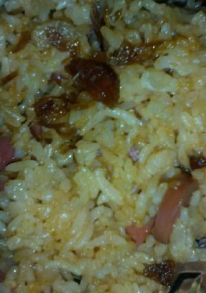 Foto resep Nasi goreng sosis rasa seafood😘