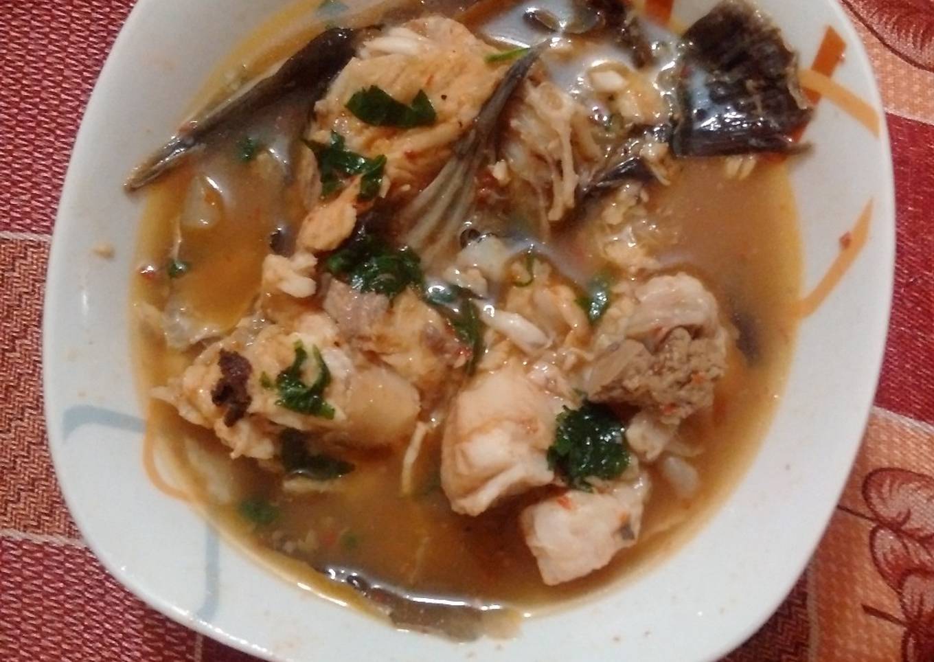 Fresh fish peppersoup