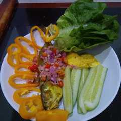 A picture of Ikan kembung bakar teflon sambal matah & jalapenyo(makan malam).