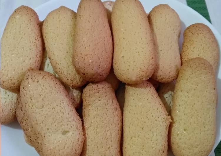 Resep Biscuits Lady Finger, Bisa Manjain Lidah
