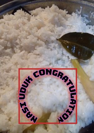 Foto resep Nasi Uduk Congratulations