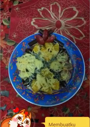 Foto resep Pizza Buah Campur Sari