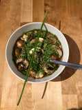 Sopa miso com cogumelos