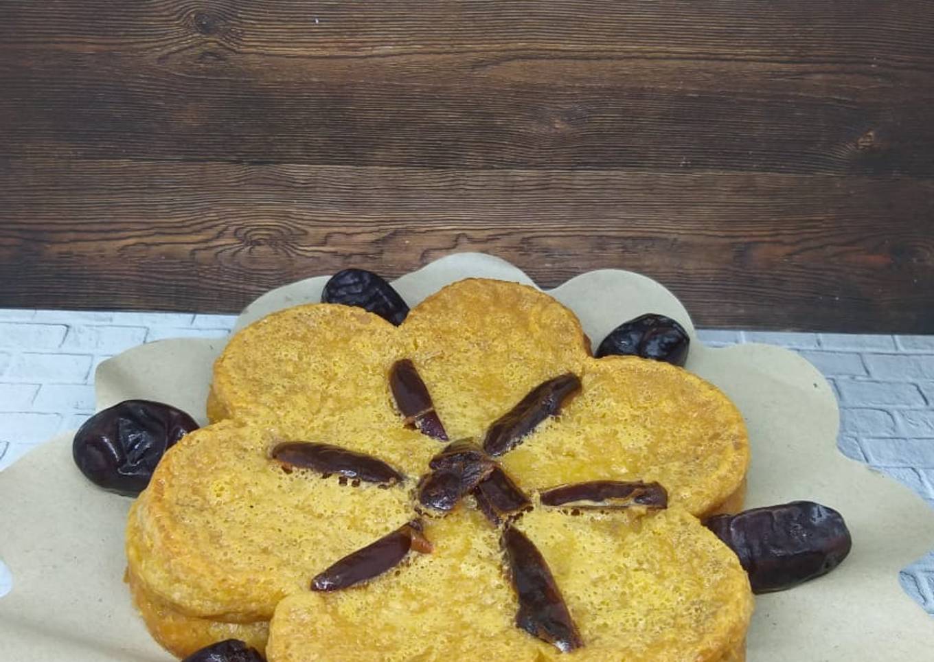 Bingka Kentang + Kurma