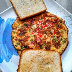 A picture of Masala Omlette.
