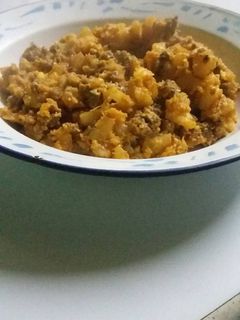 Una foto de Mandi'o chyryry (mandioca frita)