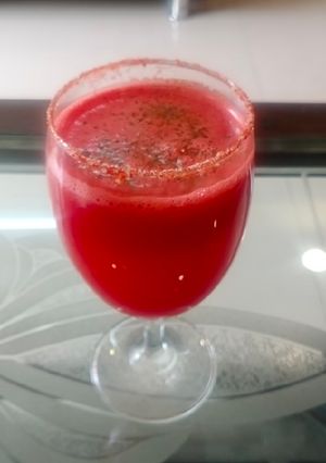 A picture of Watermelon mint smoothie.