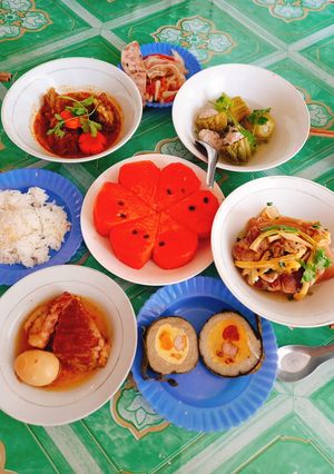 Hình của món Mâm cơm rước ông bà.