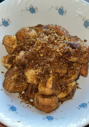 Hình của món Tàu hủ chiên sả ớt.